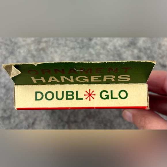 Doubl Glo | Christmas Tree Hangers | Paper Novelty Mfg Company Original Box 1959 - Picture 3 of 6
